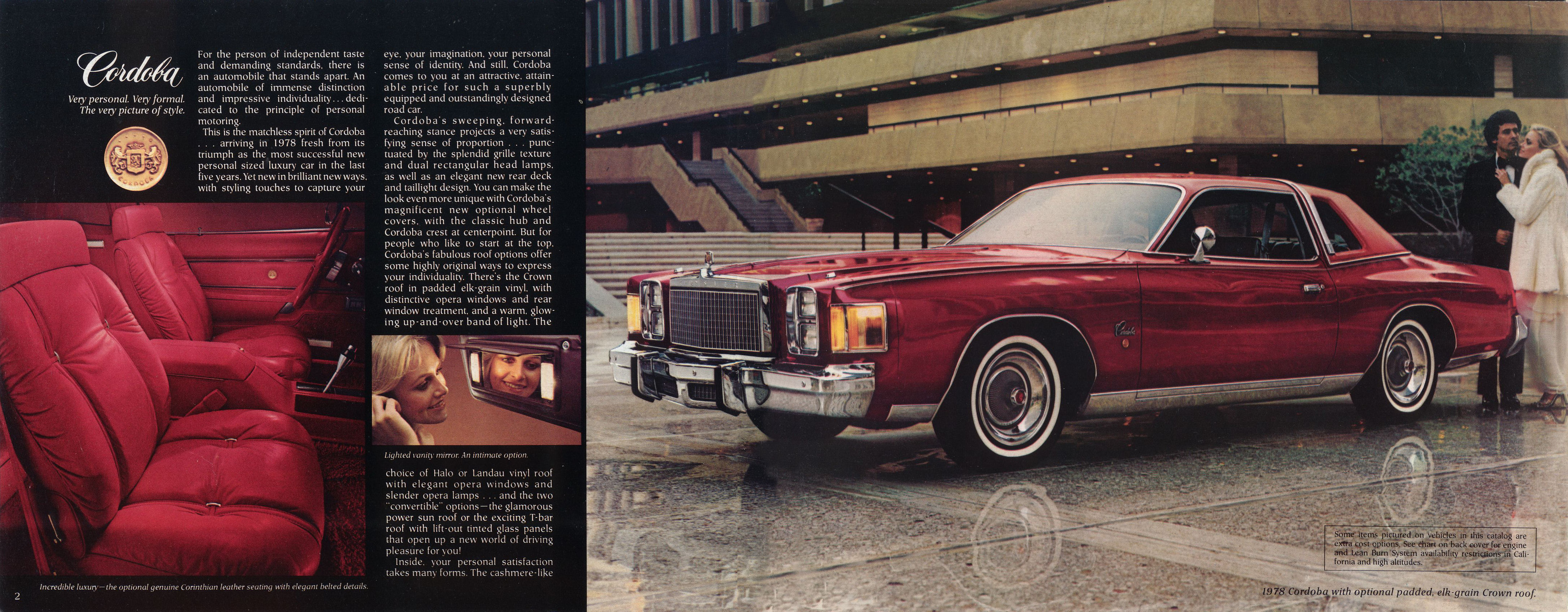 1978 Chrysler Cordoba Brochure Page 5